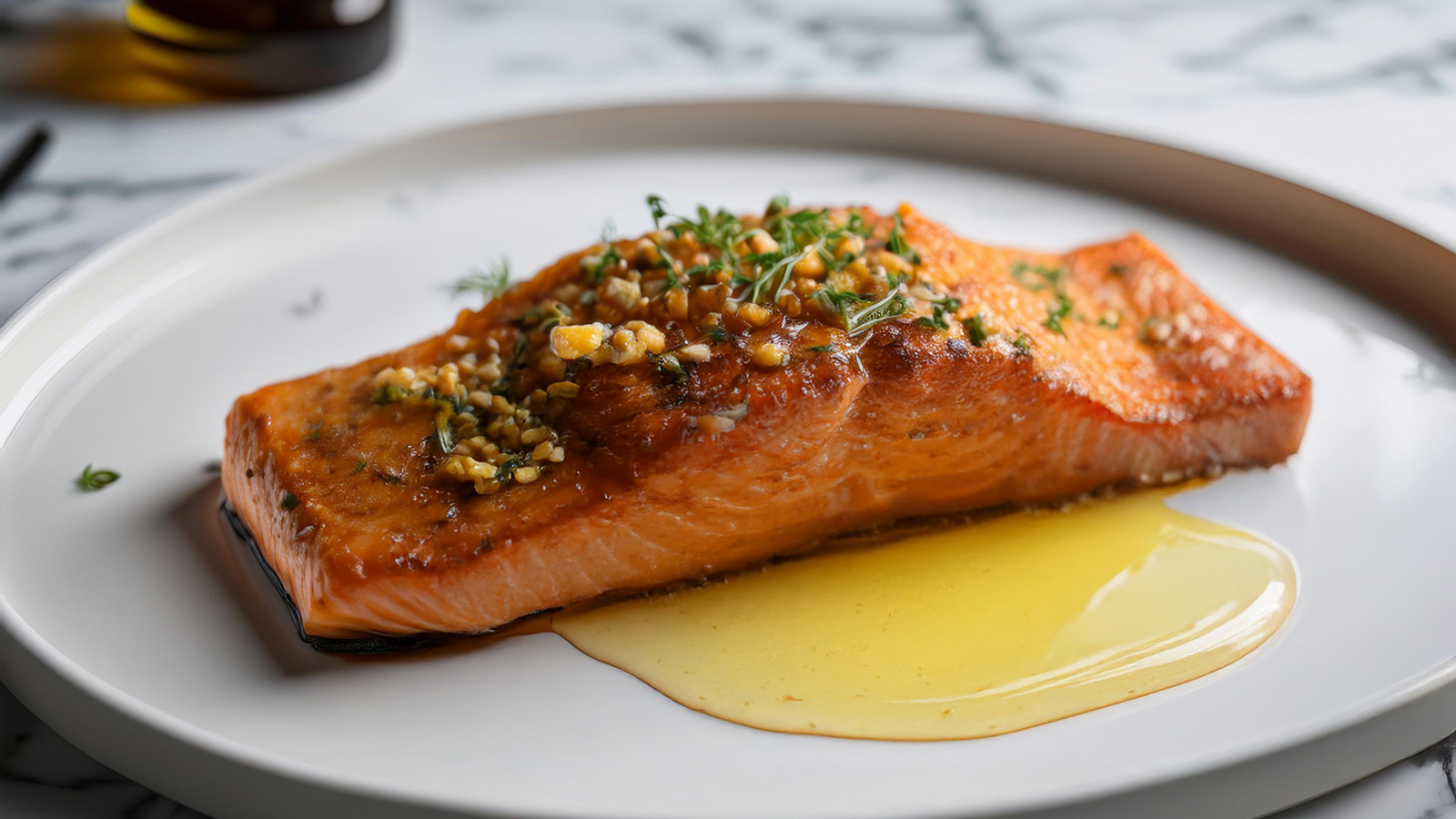 Honing knoflook zalm recept