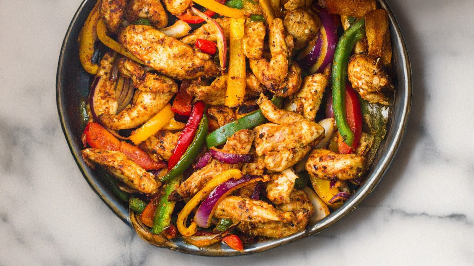 Kip fajitas uit de airfryer