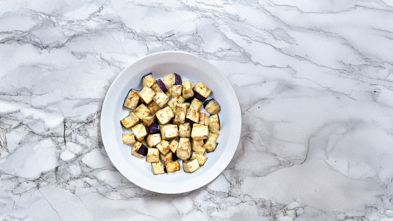 Aubergine uit de airfryer