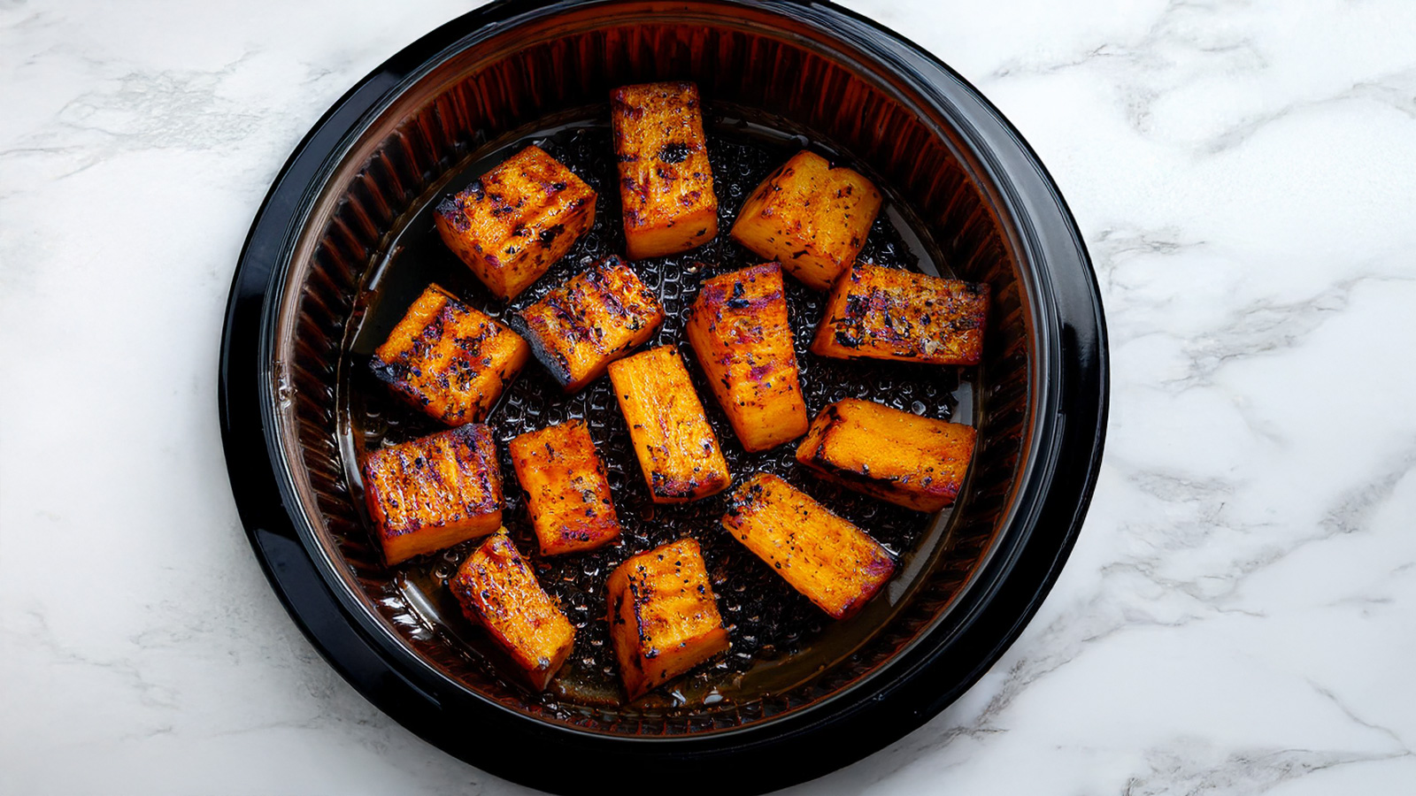 Geroosterde pompoen airfryer