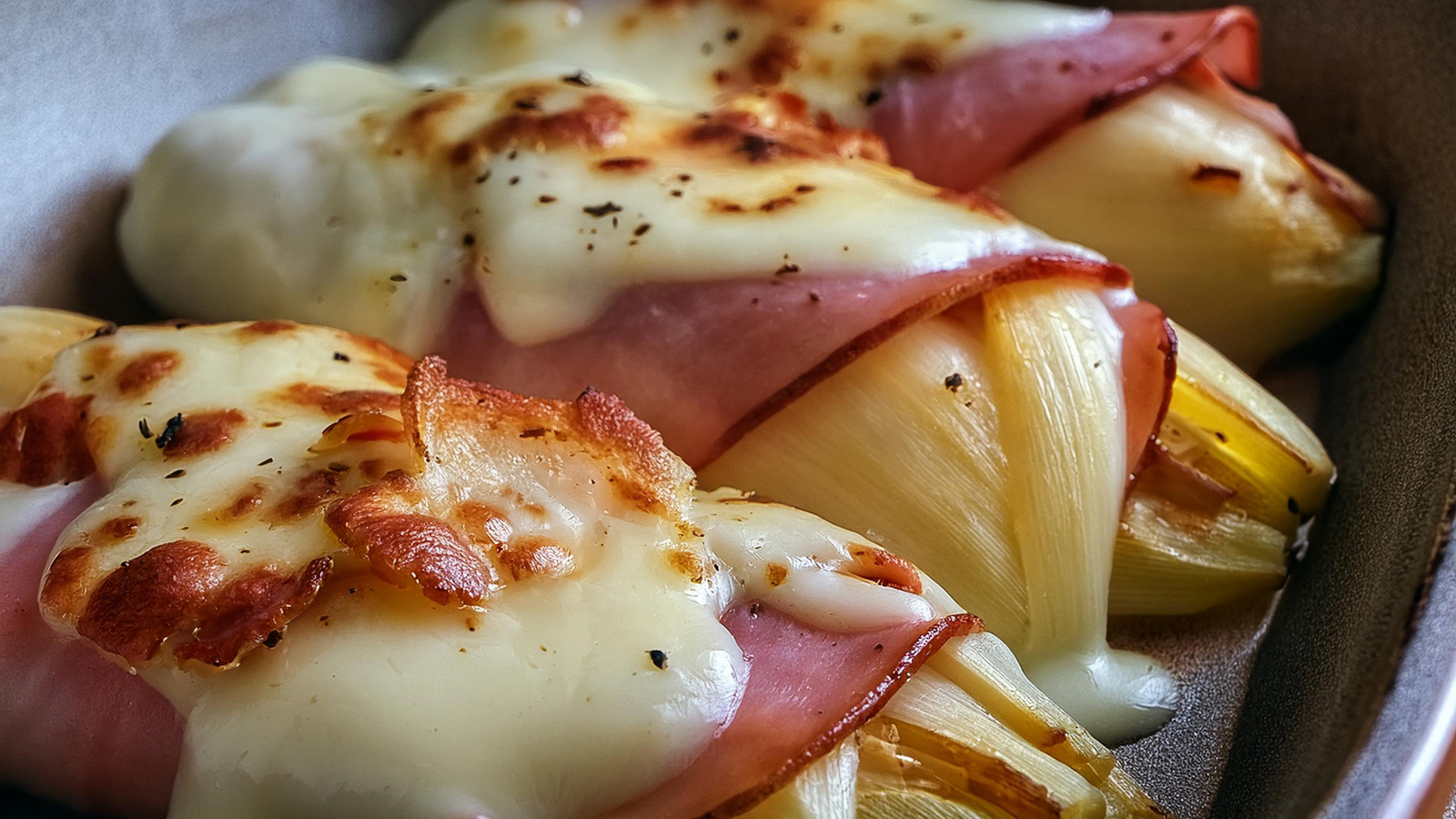 Witlof ham kaas uit de airfryer
