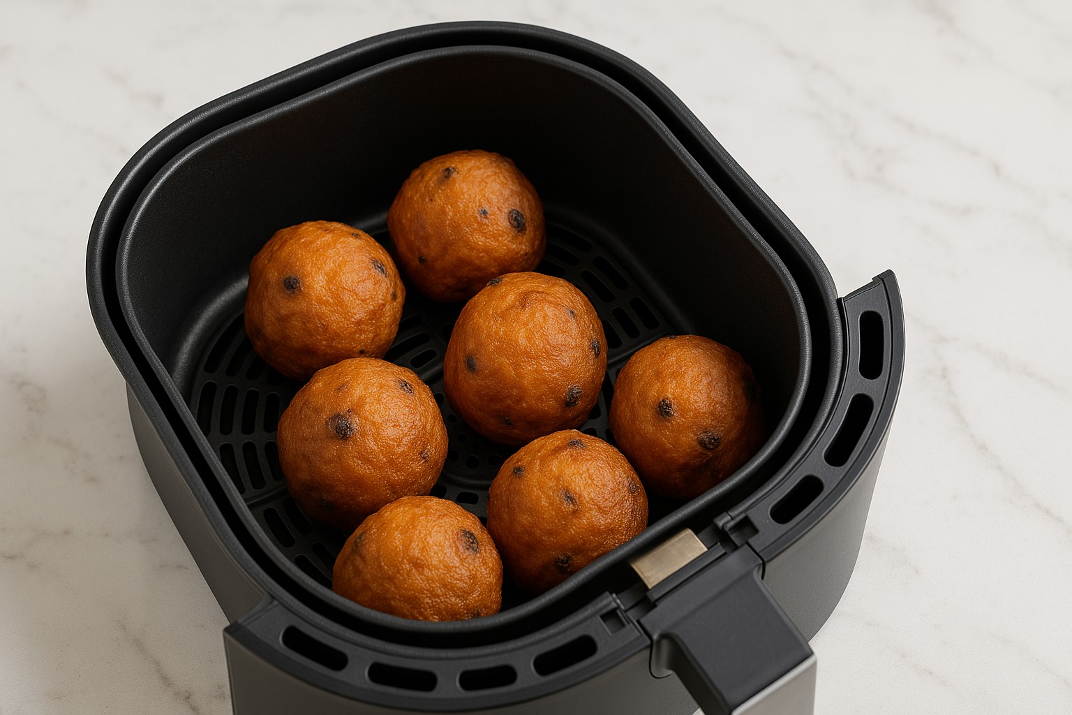 Oliebollen opwarmen airfryer